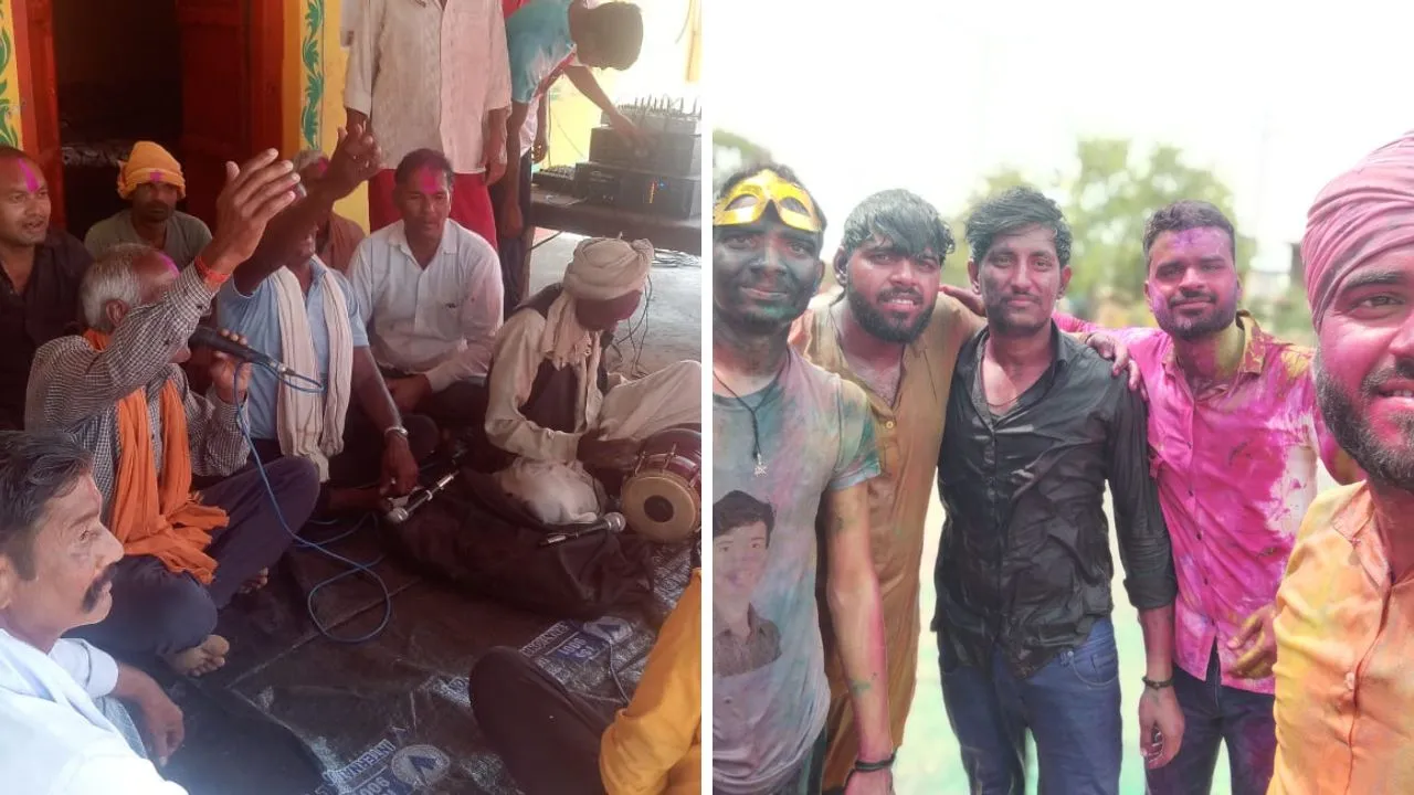 Chitrakoot: सौहार्द्र के माहौल में धूमधाम से मना रंगों का त्यौहार; गले लगाकर गुझिया खिलाकर लोगों ने दी एकदूसरे को बधाई