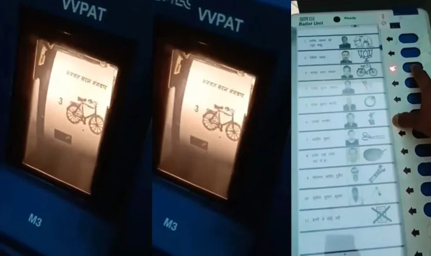पीलीभीत: सोशल मीडिया पर वोट डालने का वीडियो वायरल, मची खलबली