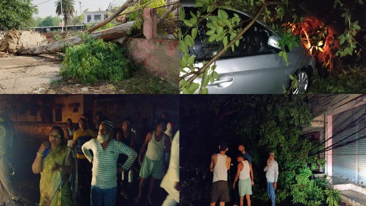 शाहजहांपुर: आधी रात को आंधी तूफान से तबाही, एक की मौत