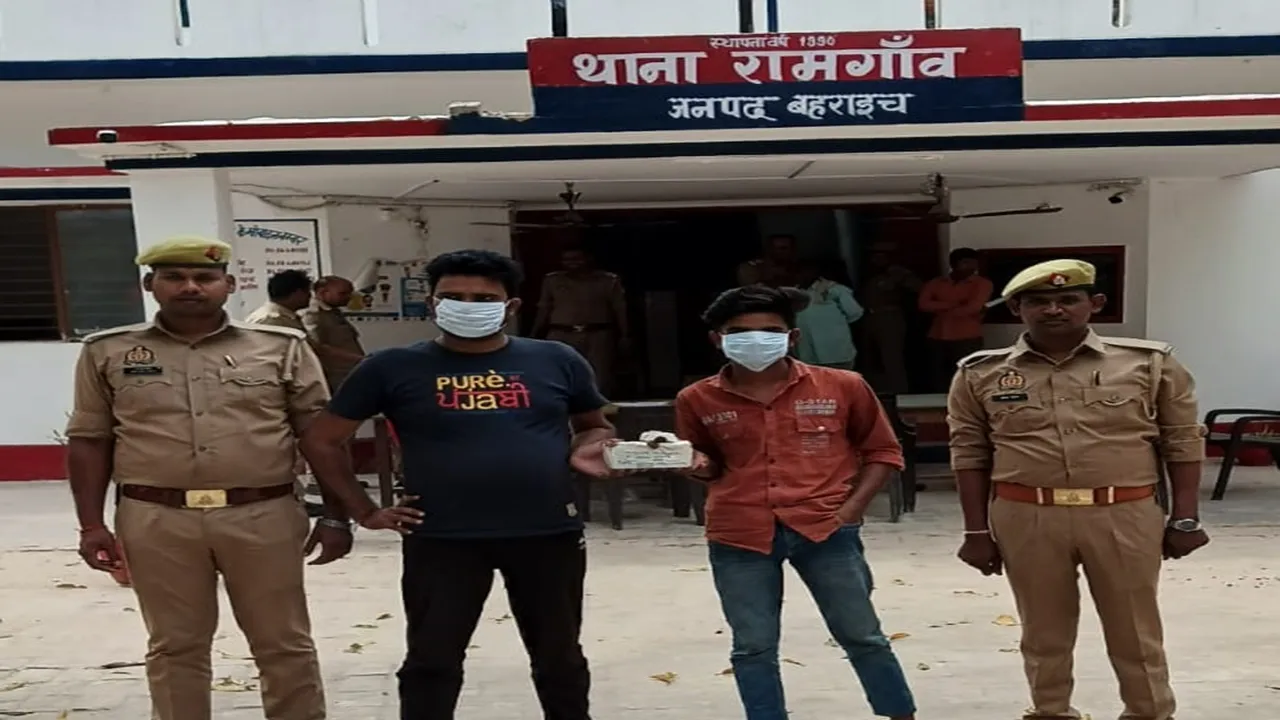 बहराइच पुलिस ने 50 ग्राम स्मैक के साथ दो तस्करों को किया गिरफ्तार