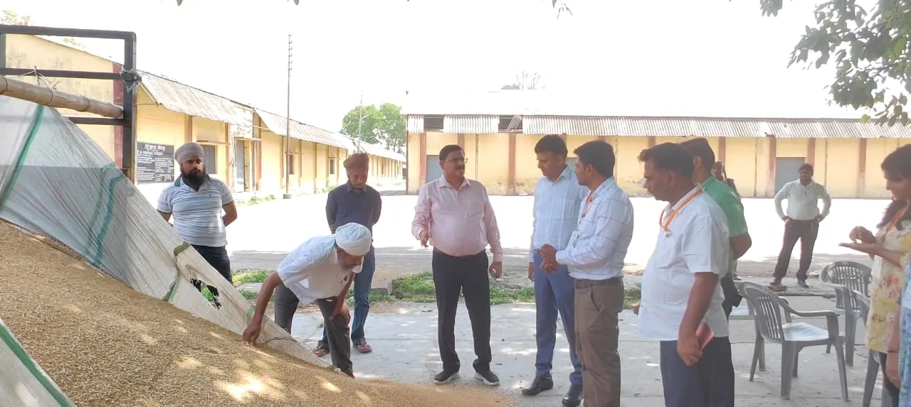 बरेली: गेहूं लेकर पहुंचे किसानों का अफसरों ने किया स्वागत, सात केंद्रों पर हुई 393 क्विंटल की खरीद