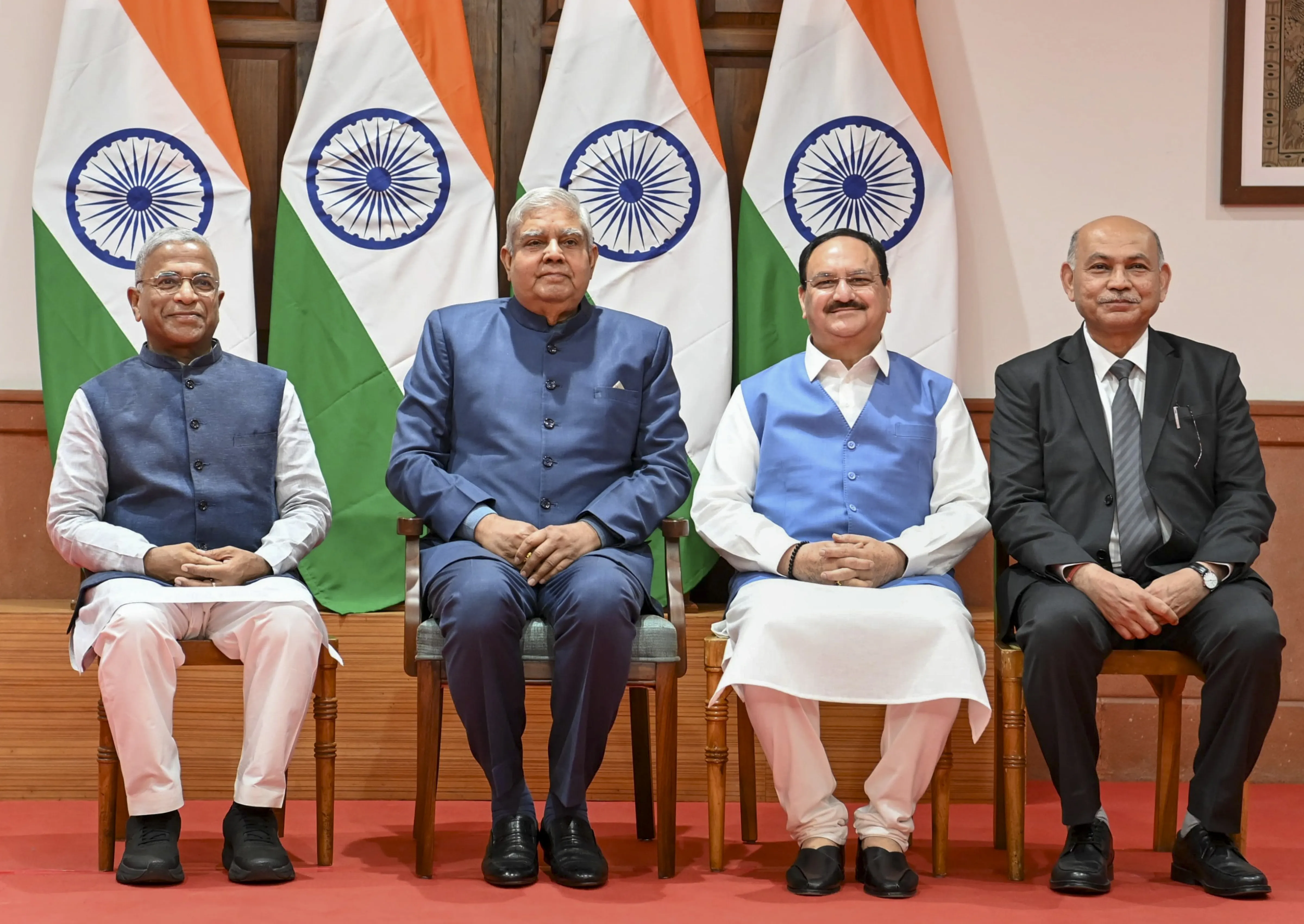 जेपी नड्डा और पांच अन्य ने राज्यसभा सदस्यता की ली शपथ, पश्चिम बंगाल से दो चेहरे शामिल 