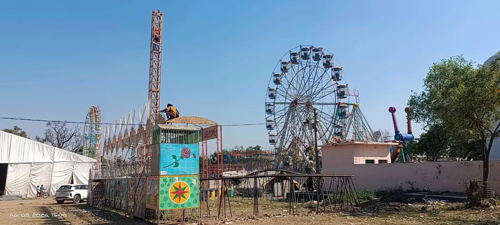 काशीपुर: चैती में सजी दुकानें, मेला कल से होगा शुरू