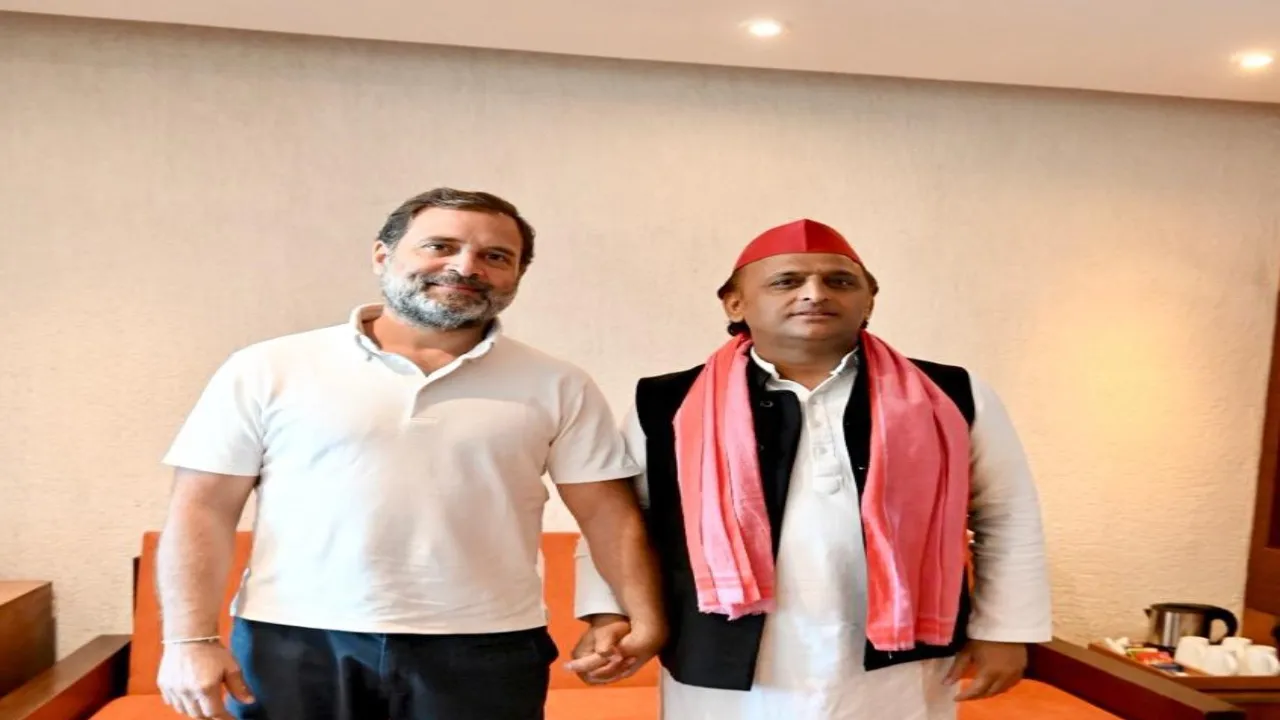 राहुल गांधी के साथ अखिलेश यादव ने BJP पर बोला हमला, कहा-भाजपा का गाजियाबाद से गाजीपुर तक होगा सफाया 
