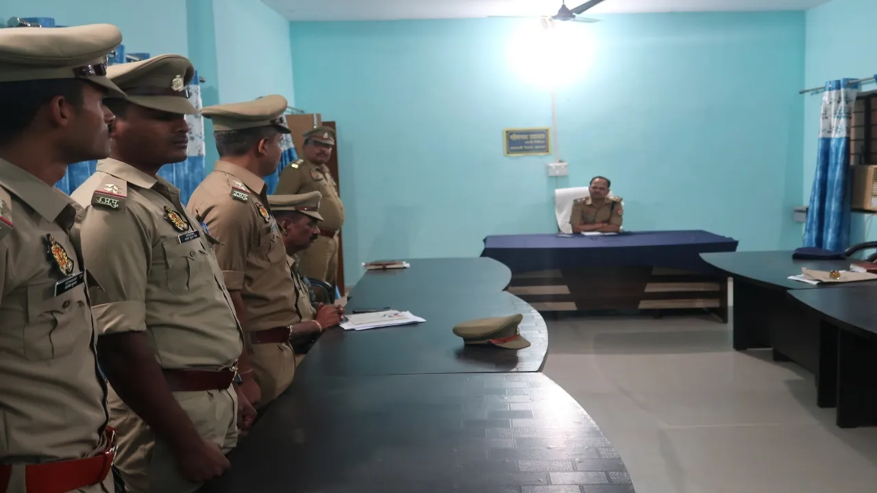 श्रावस्ती एसपी ने भिनगा कोतवाली का औचक निरीक्षण कर जानी हकीकत 