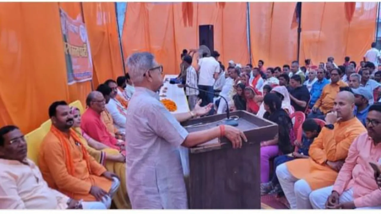 भाजपा नए संकल्प के साथ चुनाव मैदान में : वेद प्रकाश          