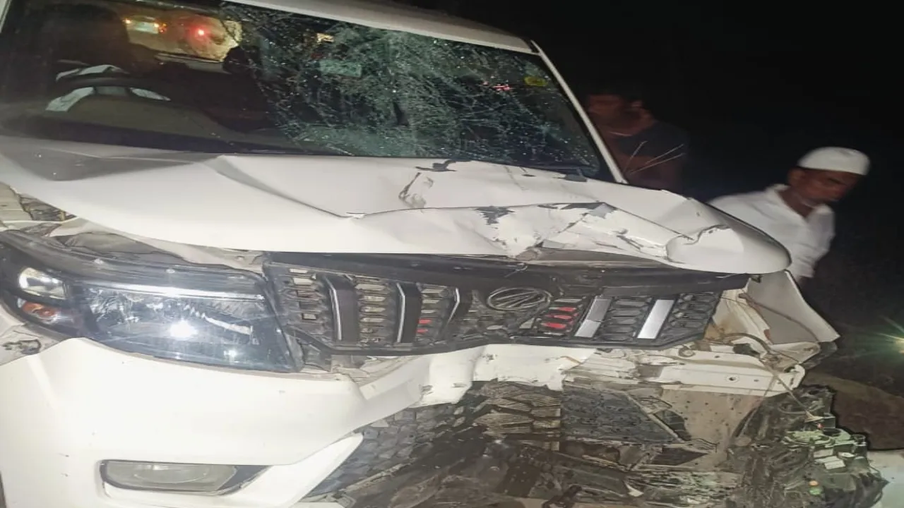 Bahraich accident: बाइक सवार युवक को स्कॉर्पियो ने मारी टक्कर, मौत