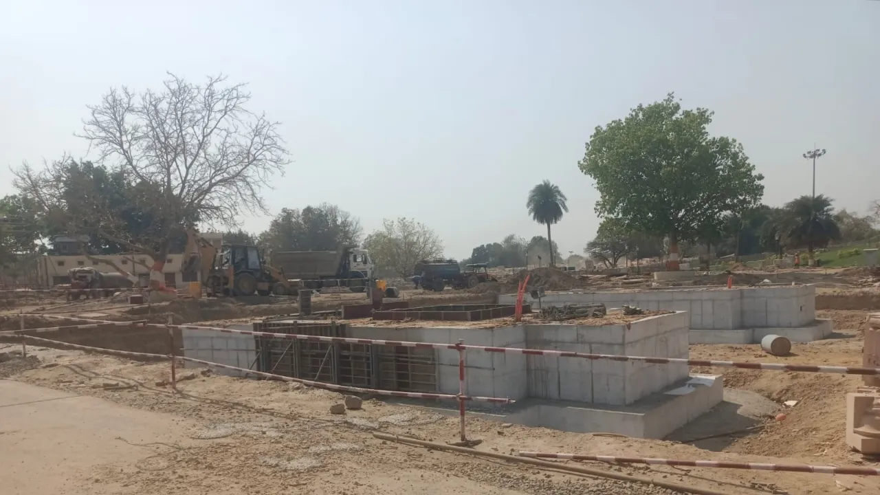 अयोध्या: जन्मभूमि परिसर में शेषावतार मंदिर और सप्त मंडप की भरी गई नींव