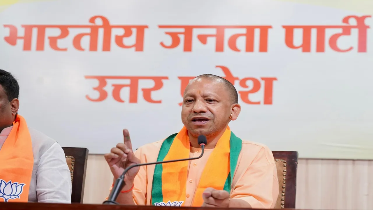 मुख्यमंत्री योगी ने कहा - 80 बनेगा आधार, राजग 400 के पार, फिर एक बार मोदी सरकार