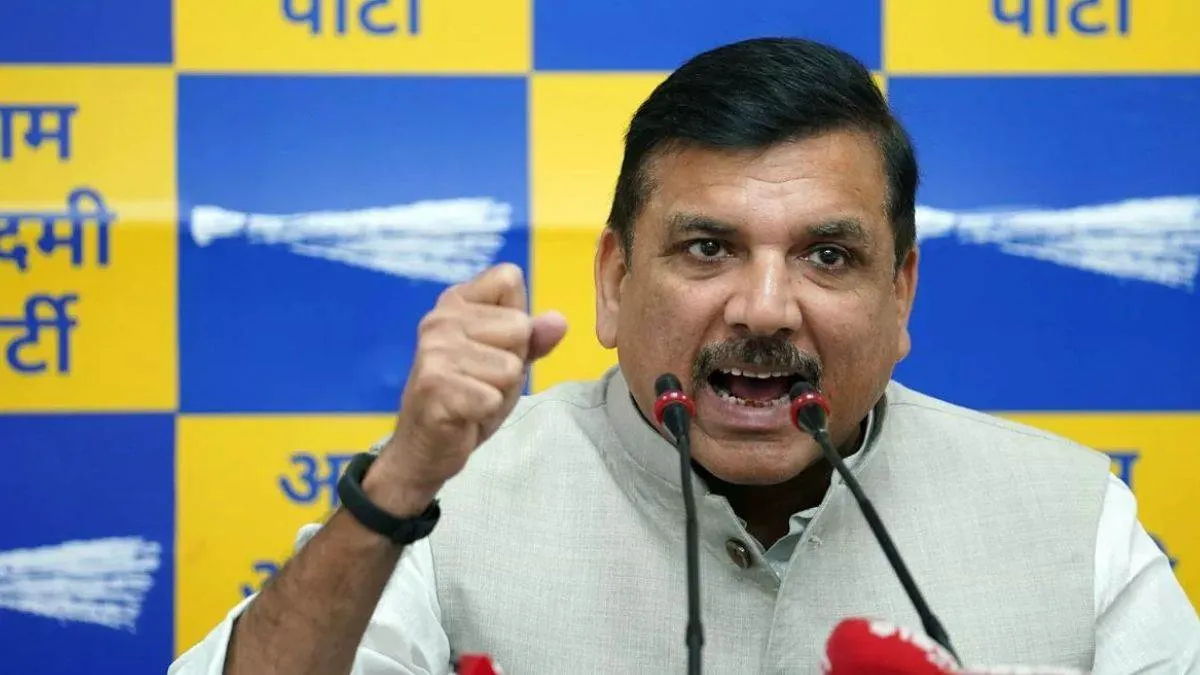 भाजपा के वरिष्ठ नेताओं ने रची केजरीवाल को जेल की सलाखों के पीछे डालने की साजिश: संजय सिंह