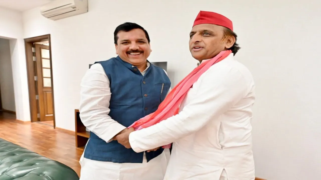 लोकसभा चुनाव: UP में सपा को समर्थन देगी आम आदमी पार्टी, संजय सिंह ने की घोषणा  