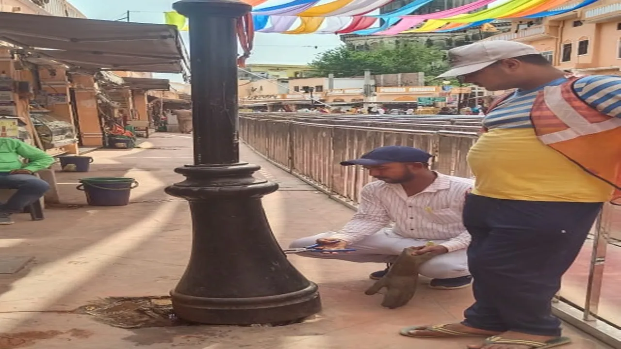 अयोध्या: भक्ति पथ पर खंभे में उतरा करंट, दो महिला श्रद्धालुओं को लगा झटका