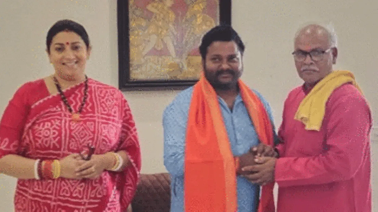 अमेठी: तीन घंटे बाद भाजपा से फिर कांग्रेस में पहुंचे विकास, कहा- मैं तो अपने सांसद से मिलने गया था