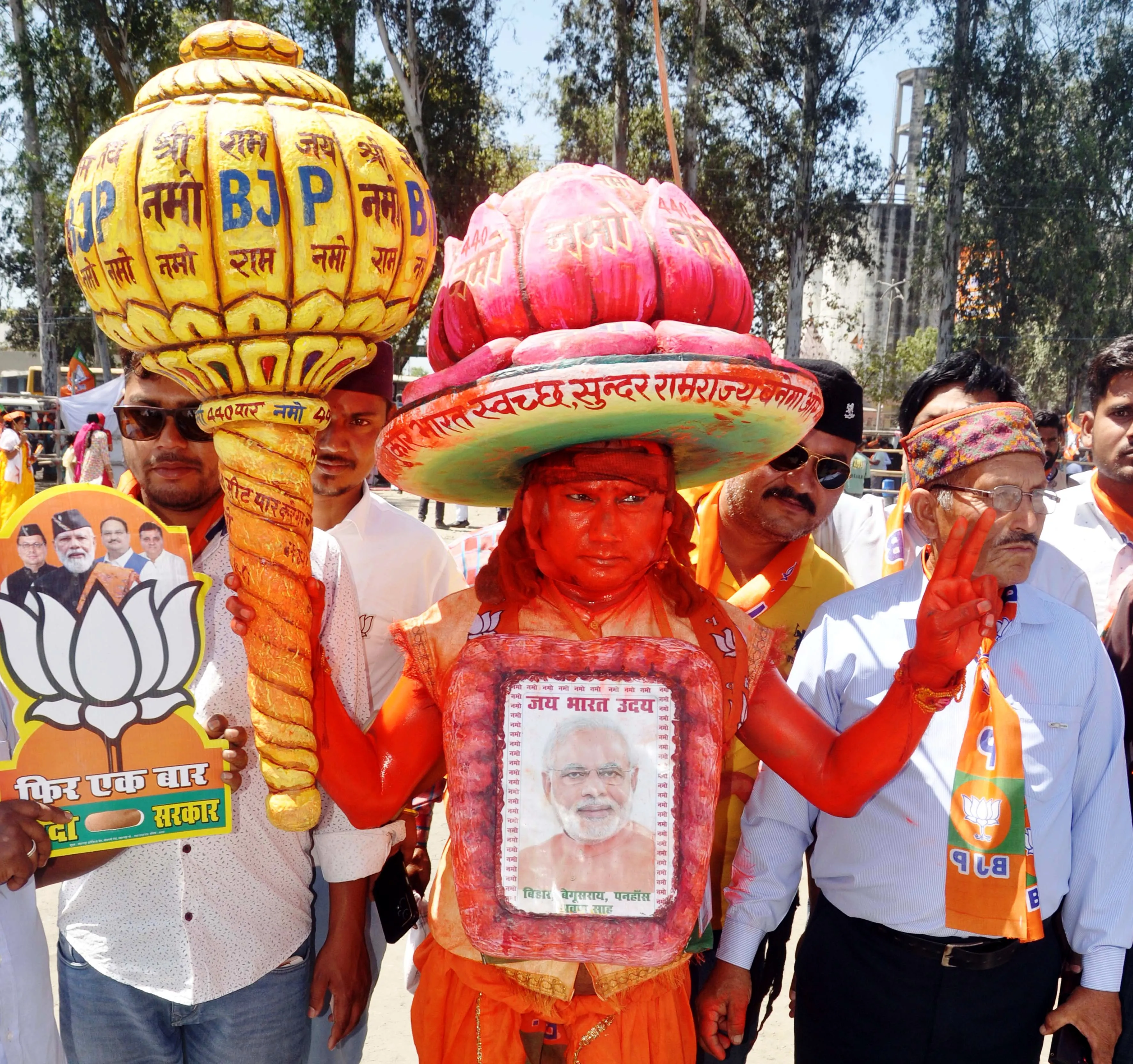 रुद्रपुर: मोदी की जनसभा में 133 बार हाजिरी दे चुके हैं ‘हनुमान’
