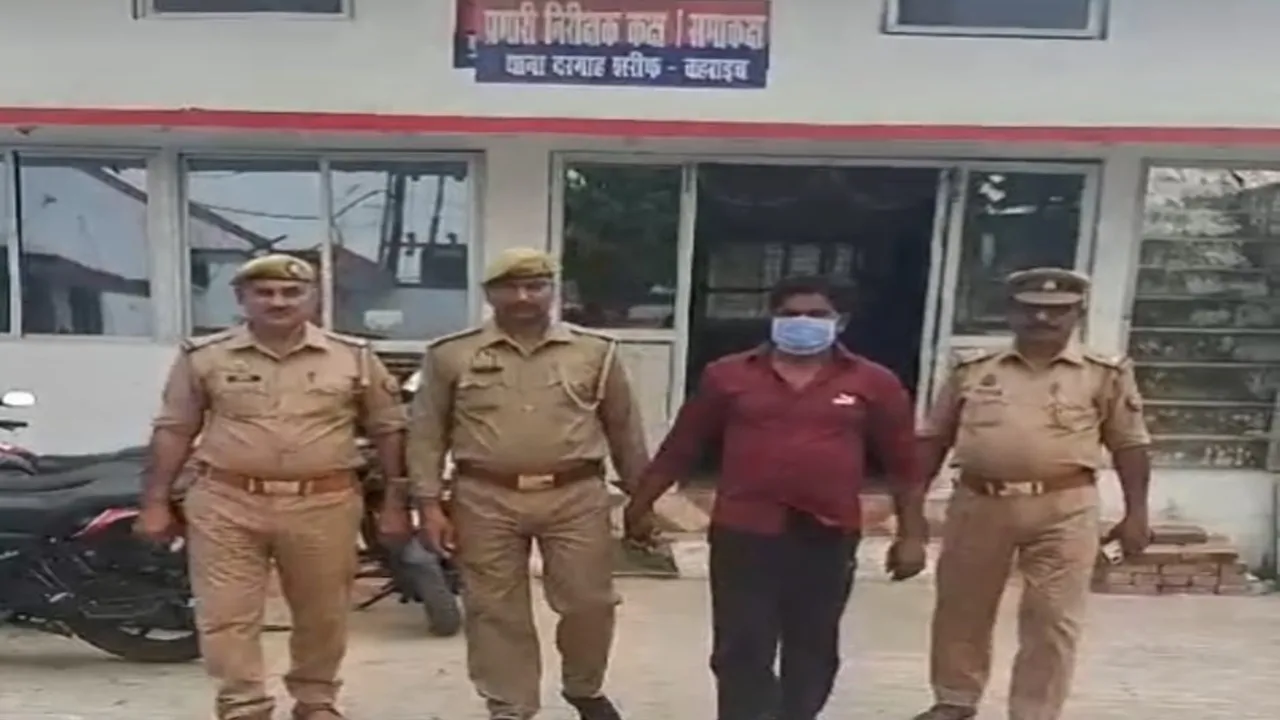 बहराइच: 25 हजार के इनामी अपराधी को पुलिस ने गिरफ्तार कर भेजा जेल