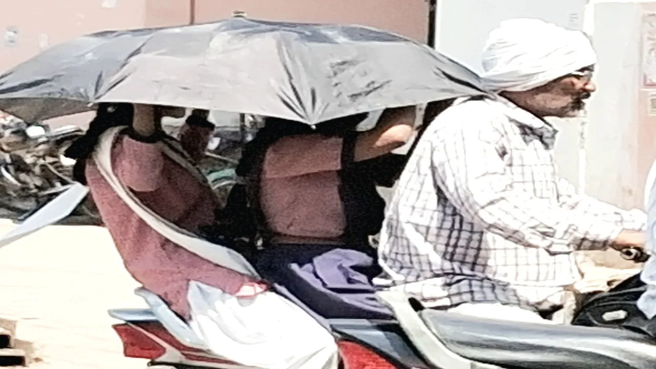प्रयागराज: अप्रैल माह में तापमान 43 डिग्री पार, हीटवेब से लोग बेहाल, सड़कों पर पसरा सन्नाटा