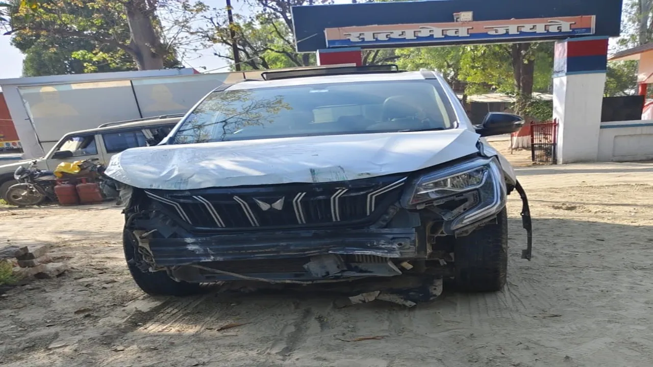 सुलतानपुर: युवक ने लगाया फायरिंग का आरोप, पुलिस बता रही सड़क दुर्घटना, देखें Video 