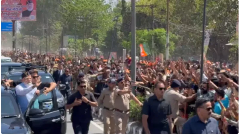 रुद्रपुर: आखिरकार जाते-जाते जनसैलाब को दीवाना बना गए मोदी