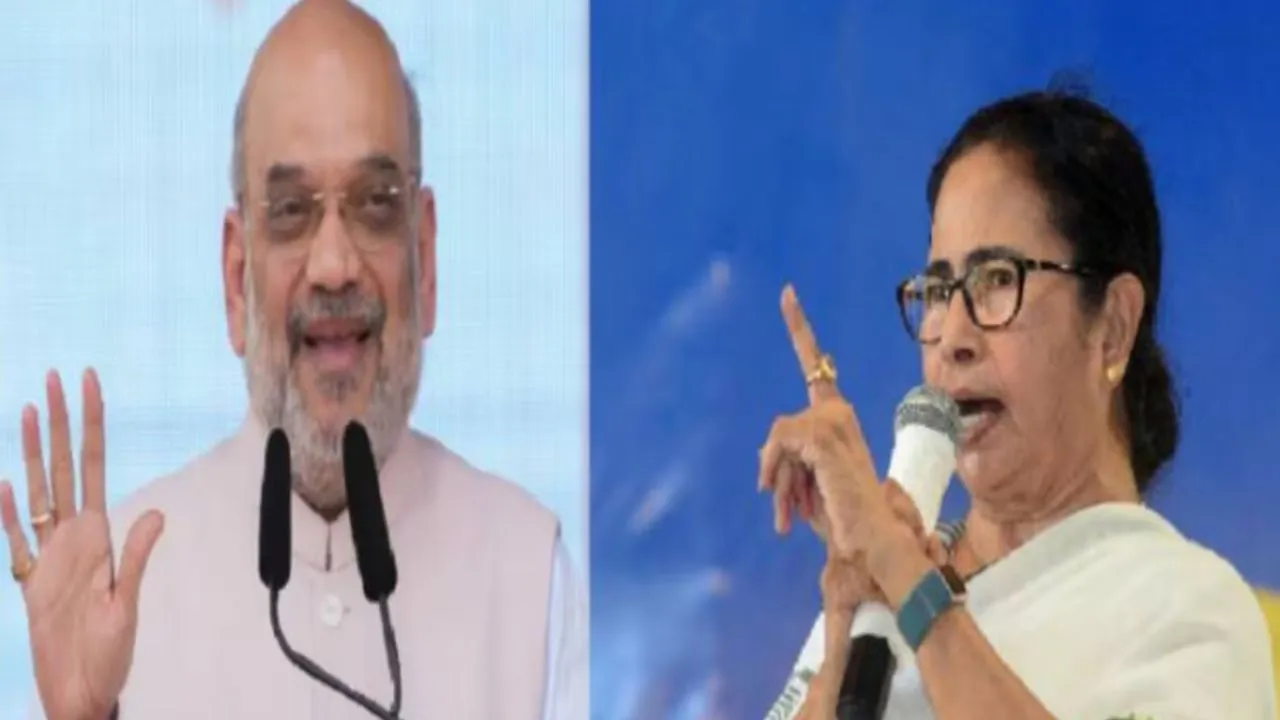 अमित शाह ने ममता पर साधा निशाना, बोले-'घुसपैठिये' वोट बैंक को नाराज नहीं करने के लिए राम मंदिर के समारोह में नहीं पहुंचीं ममता