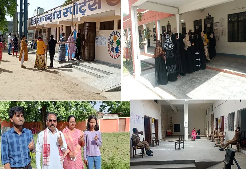 Lok Sabha Election 2024 : मुरादाबाद में 62.05 प्रतिशत हुआ मतदान, लोकतंत्र में युवाओं ने निभाई महत्वपूर्ण भूमिका 
