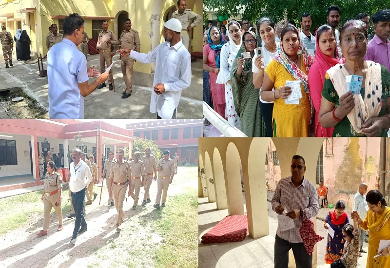 Lok Sabha Election 2024 : मुरादाबाद में कड़ी निगरानी के बीच हो रहा मतदान, मतदाताओं में भी उत्साह