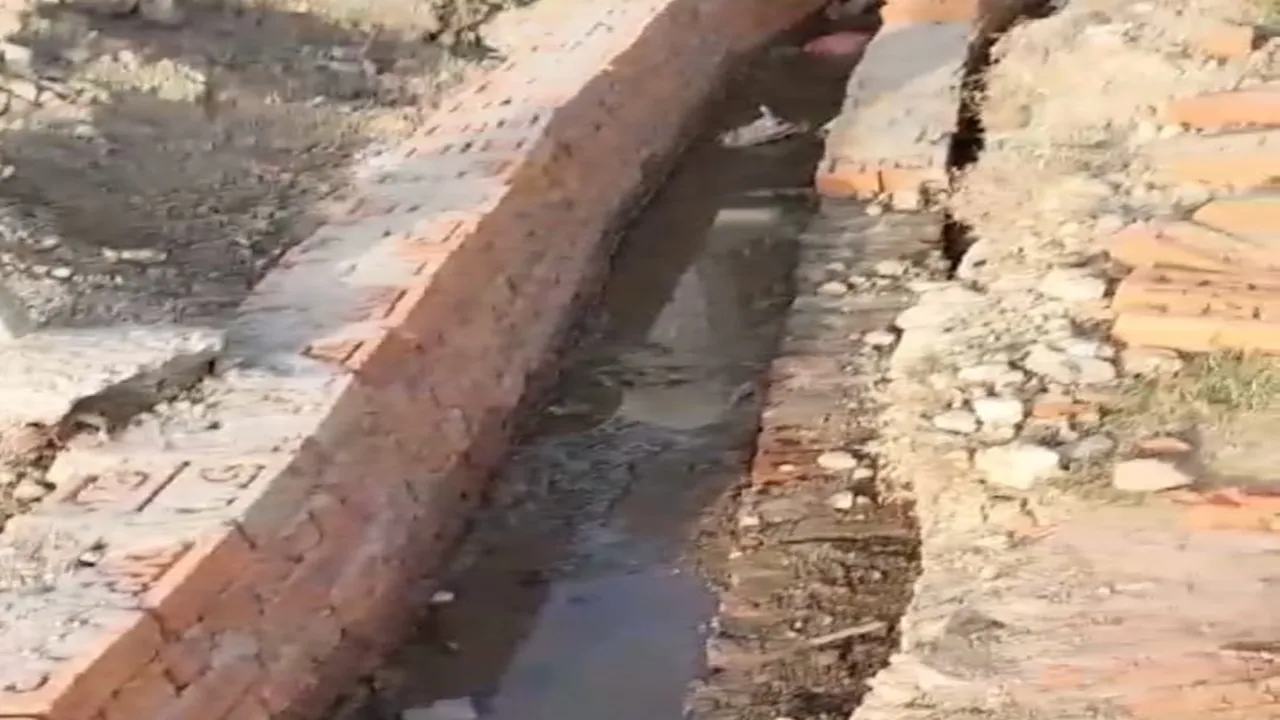 पीली ईंटों से बन रही नाली को लेकर होगी जांच :भारती 