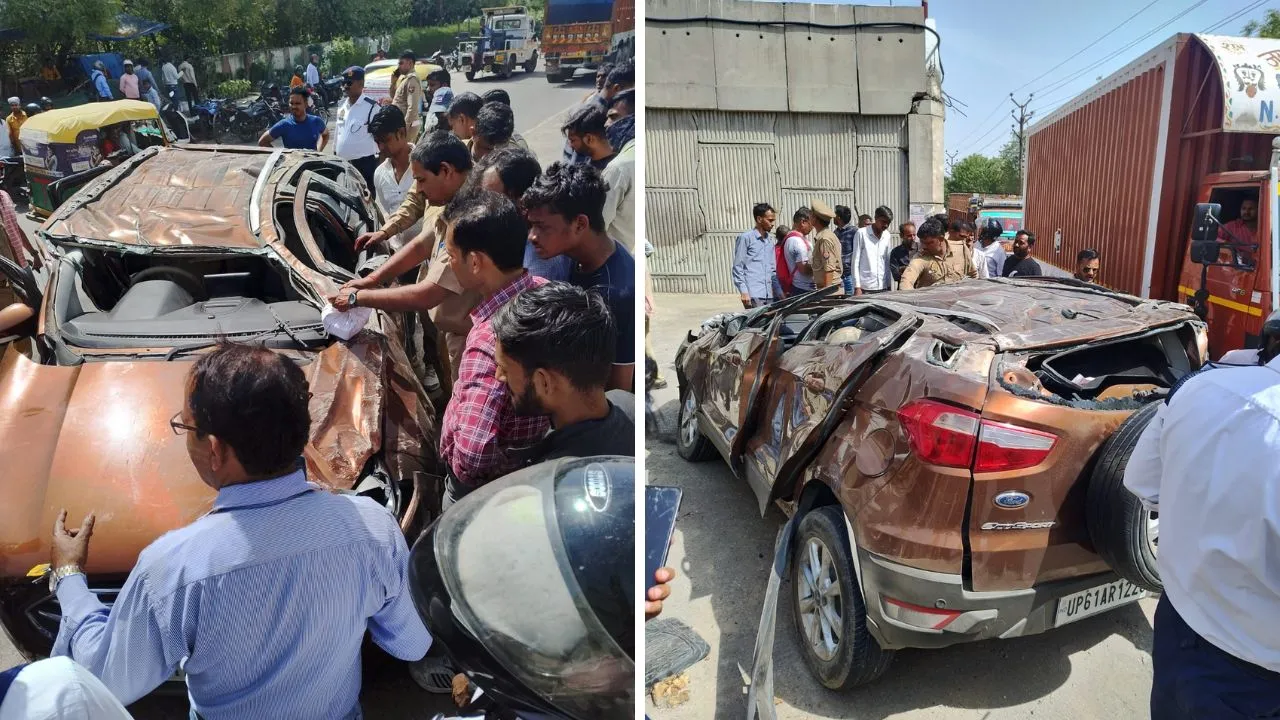 Kanpur Accident: नौबस्ता फ्लाईओवर से नीचे गिरी कार...दो दोस्तों की मौत व एक घायल, मेंहदीपुर बालाजी दर्शन करने जा रहे थे