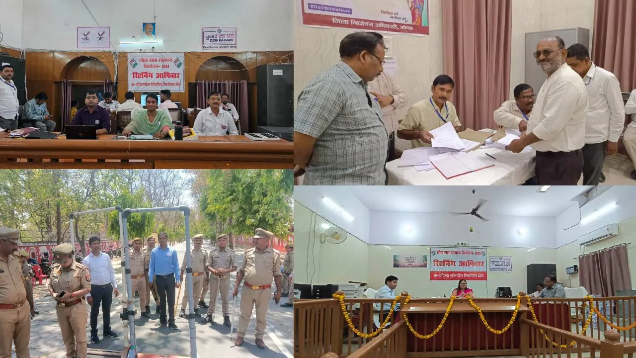 भाजपा और सपा समेत 16 उम्मीदवारों ने खरीदे 23 पर्चे, गोंडा से 17 फार्म तो कैसरगंज से बिका 6 फार्म  