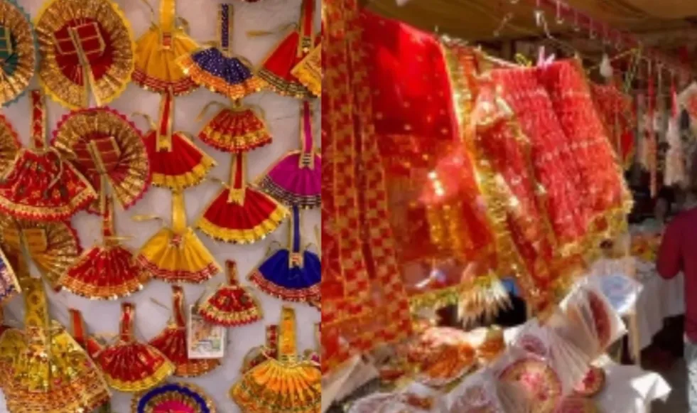 Bareilly News: मथुरा-वृंदावन की सितारों वाली पोशाकों से सजेंगी माता रानी, नवरात्रि को लेकर बाजार गुलजार
