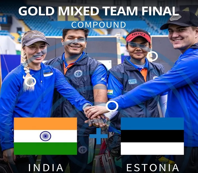 Archery World Cup : ज्योति सुरेखा-अभिषेक वर्मा की कंपाउंड मिश्रित टीम फाइनल में, तीरंदाजों की नजरें चार स्वर्ण पर
