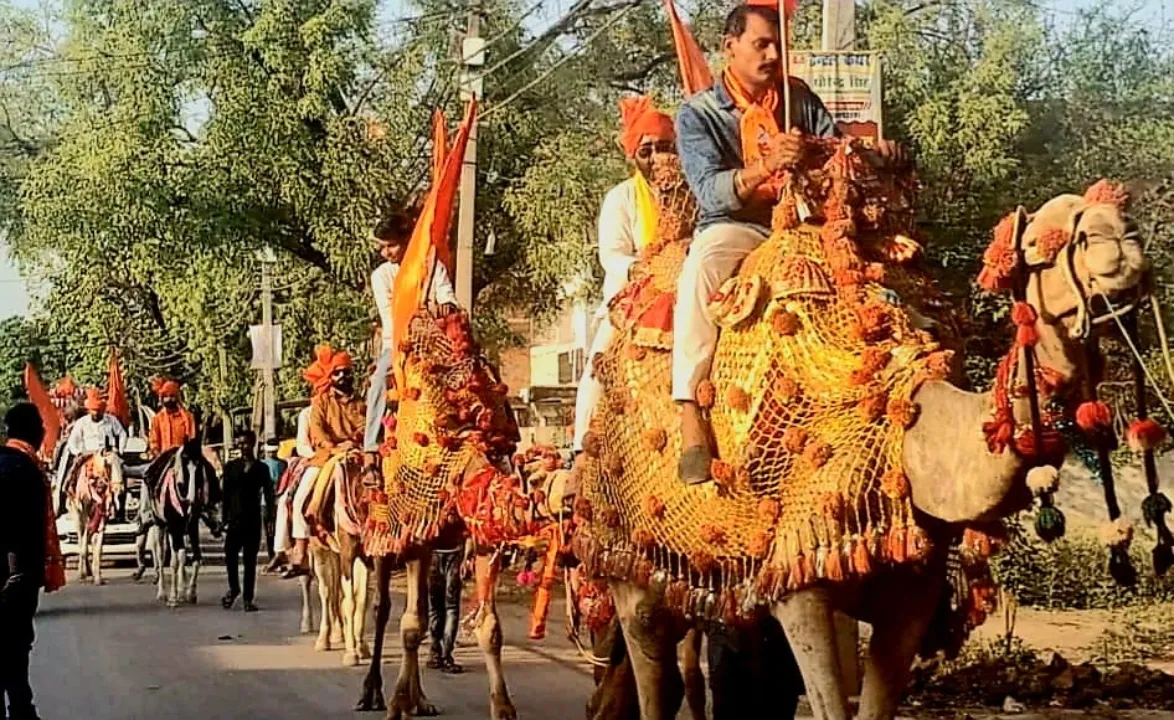 रामनवमी के मौके पर धर्मसभा व भव्य शोभा यात्रा का आयोजन, भजनों ने भक्तों की किया भावुक 
