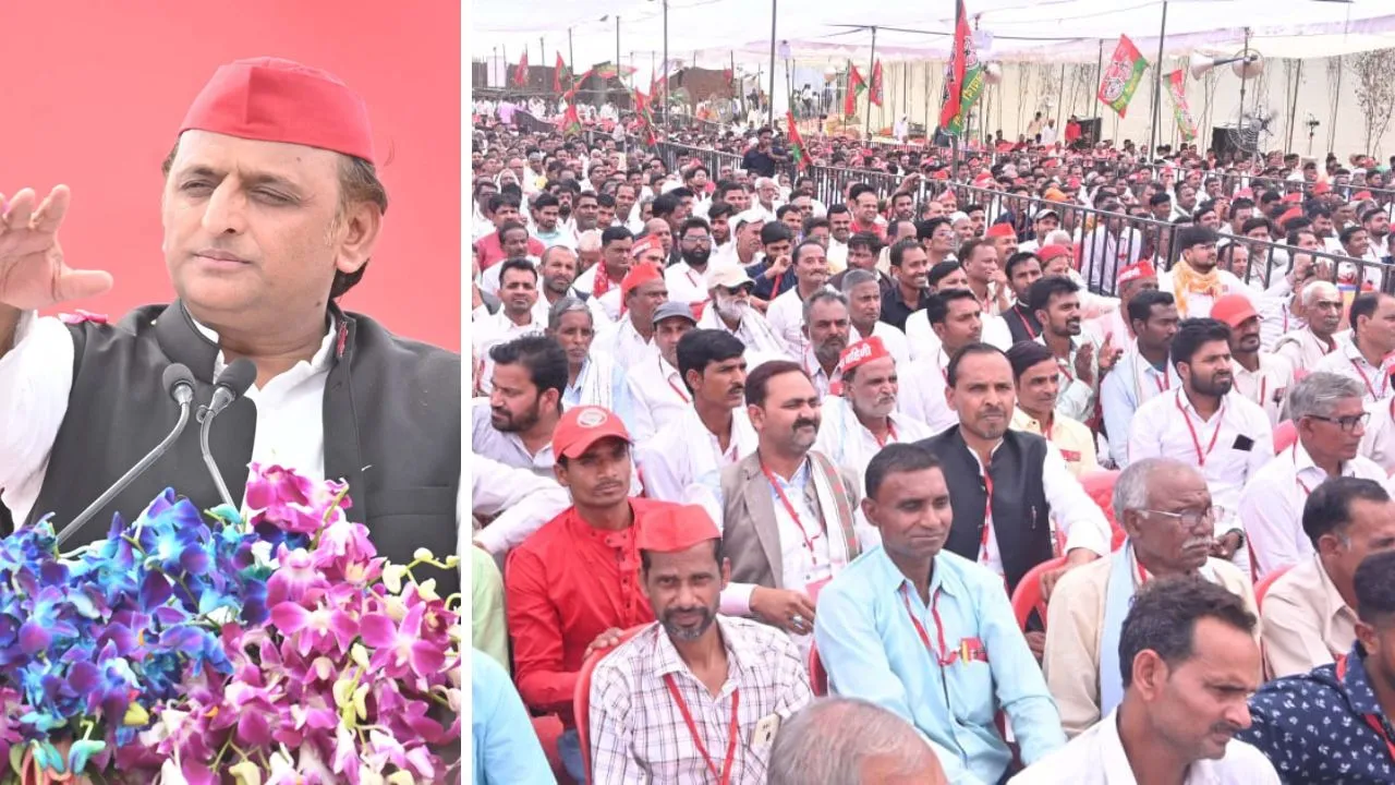 कन्नौज में अखिलेश यादव BJP पर गरजे, बोले- ED, CBI व इनकम टैक्स विभाग से वसूली करा रही केंद्र सरकार