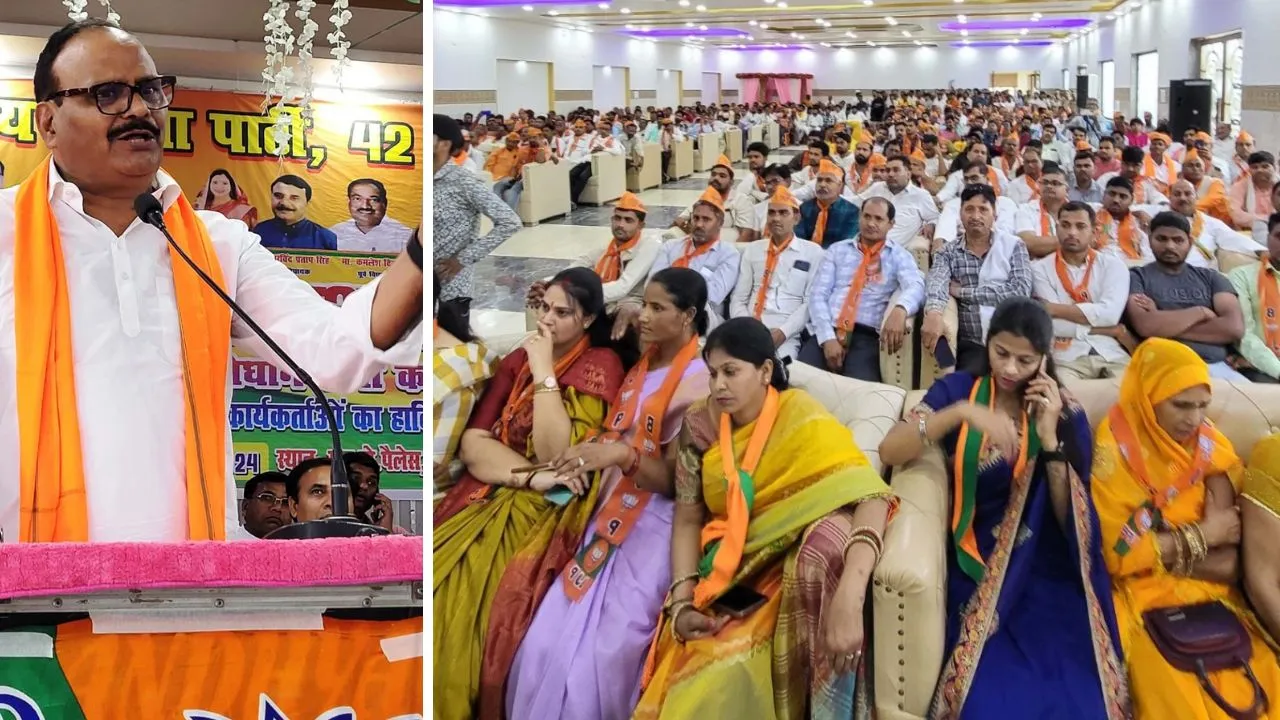 Kannauj में उपमुख्यमंत्री बृजेश पाठक बोले- परिवारवाद पर भारी पड़ेगा राष्ट्रवाद...समाजवादी पार्टी की गाड़ी हुई डिरेल