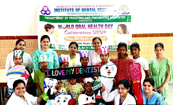 Bareilly News: कैंप में बच्चों के दांतों की हुई जांच, मुख स्वास्थ्य के प्रति किया जागरूक
