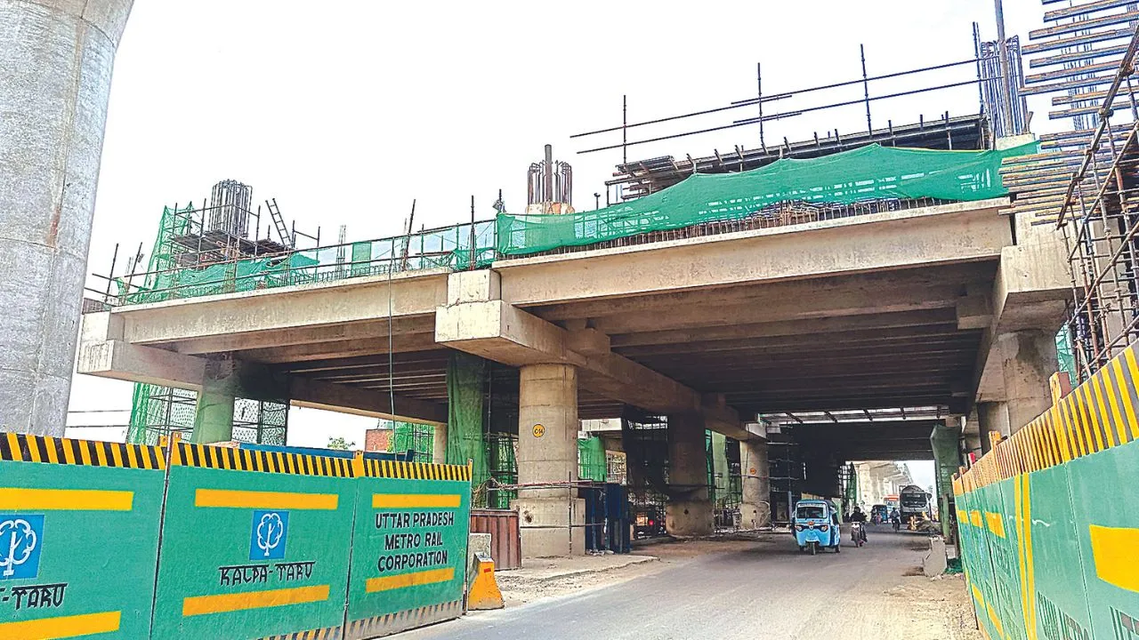 Kanpur News: वसंत विहार और नौबस्ता के मेट्रो स्टेशन लेने लगे आकार; कॉस्टिंग यार्ड में आई-गर्डर्स की ढलाई हुई पूरी