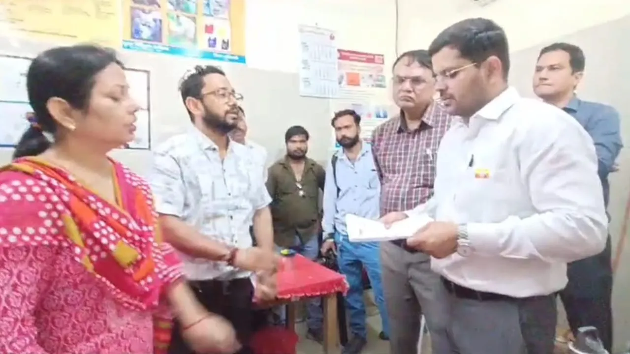 डीएम औचक निरीक्षण उन्नाव 3