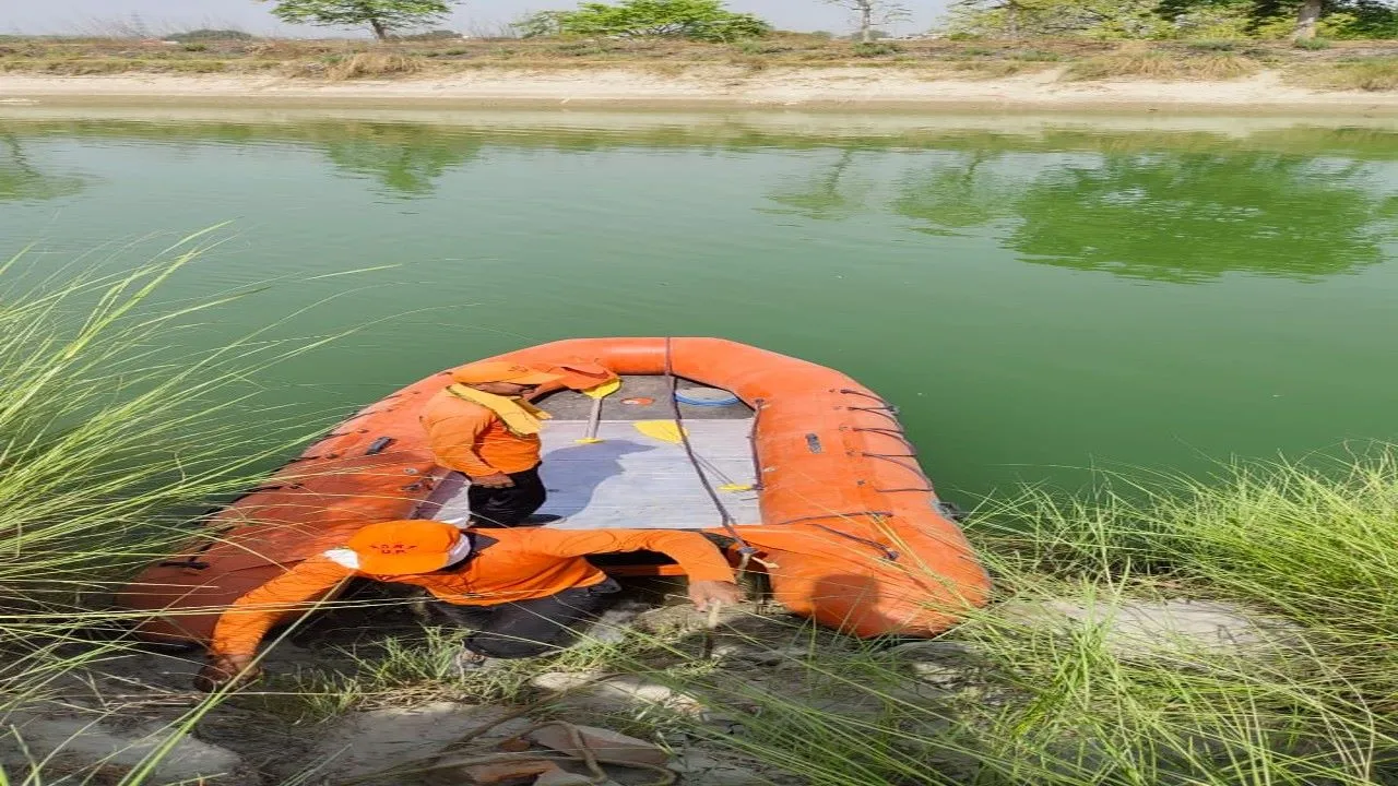 लखनऊ: एसडीआरएफ की चार टीमों को नहीं मिला युवती का शव