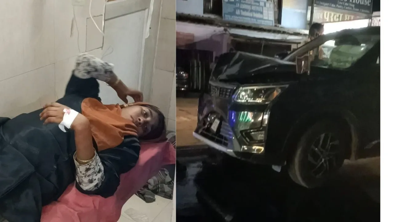 बहराइच: कार में अज्ञात वाहन ने मारी टक्कर, चालक समेत छह घायल