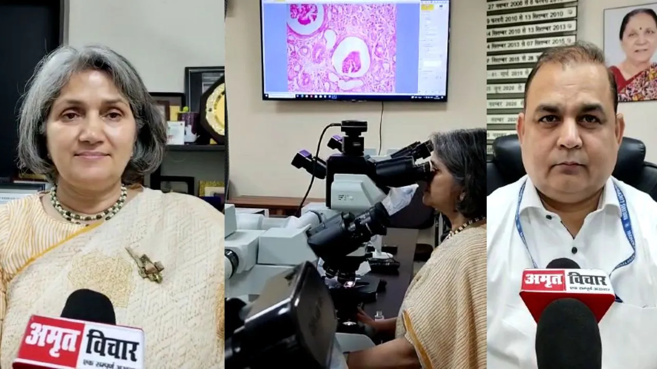 लोहिया संस्थान: भारत के पहले 22 हेड्स माइक्रोस्कोप लैब की हुई शुरूआत, प्रदेश के अन्य मेडिकल कॉलेजों को भी मिलेगा लाभ