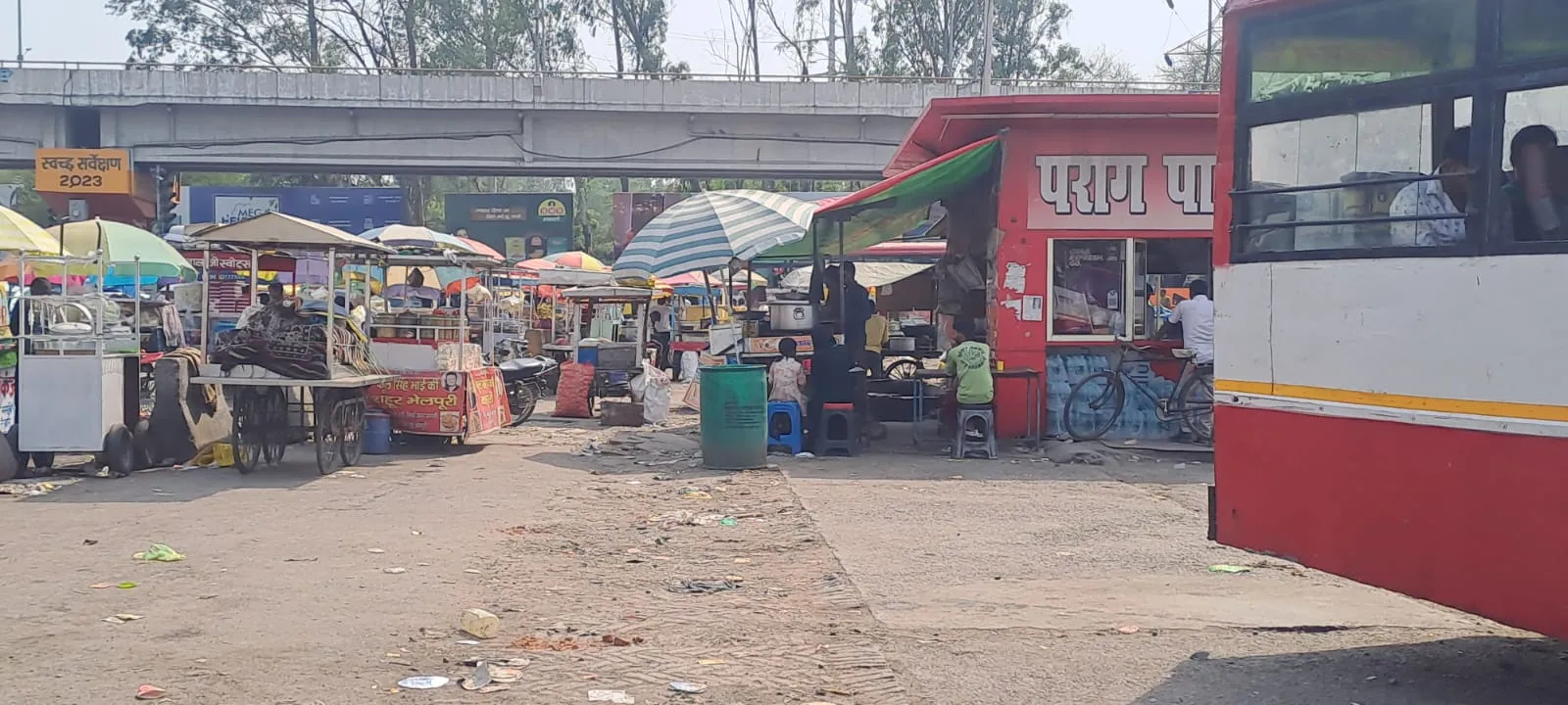 बरेली: नोडल अधिकारी का आदेश बेअसर, सेटेलाइट बस अड्डे से नहीं हटाया अतिक्रमण