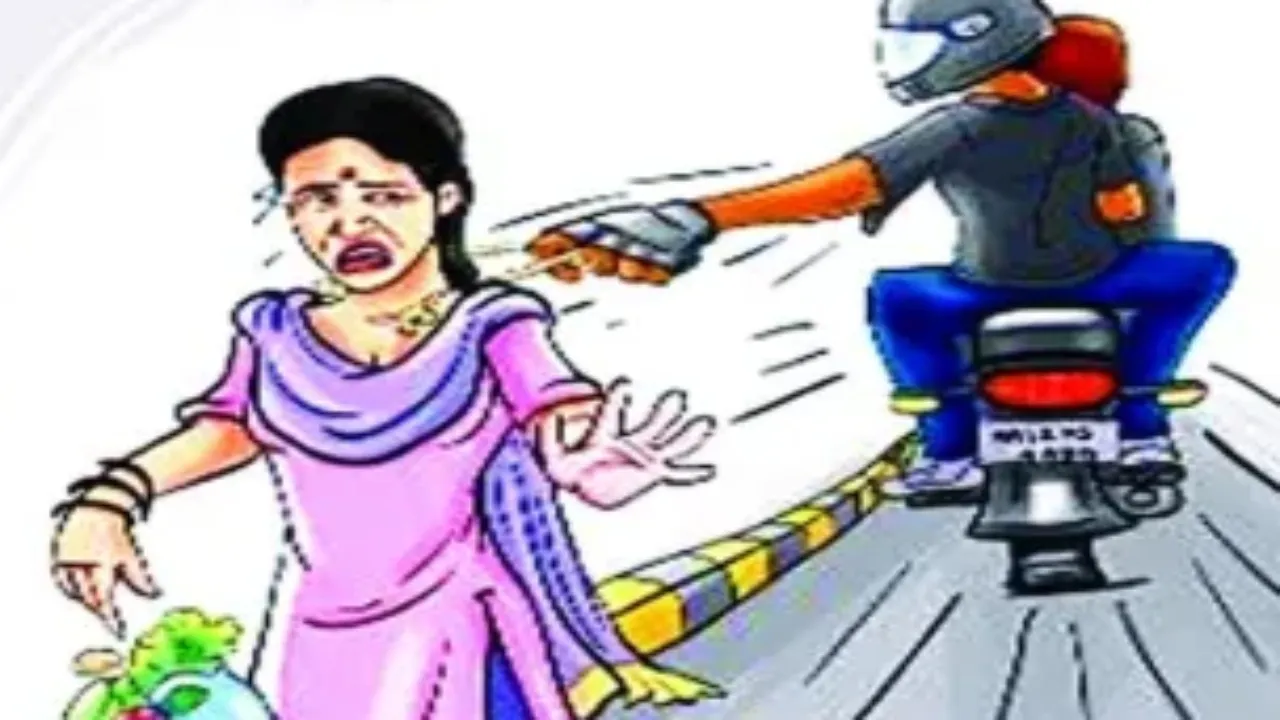 लखनऊ: चेन लूट कर भाग रहे बदमाश को युवती ने दाैड़ा कर पकड़वाया