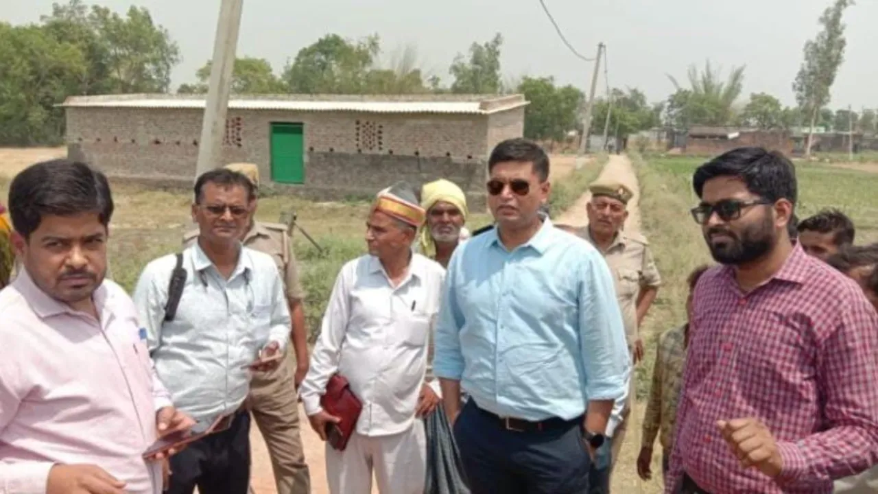 गोंडा में जागा प्रशासन, चुनाव बाद अमारेभरिया गांव की नहर पर बनेगा पुल
