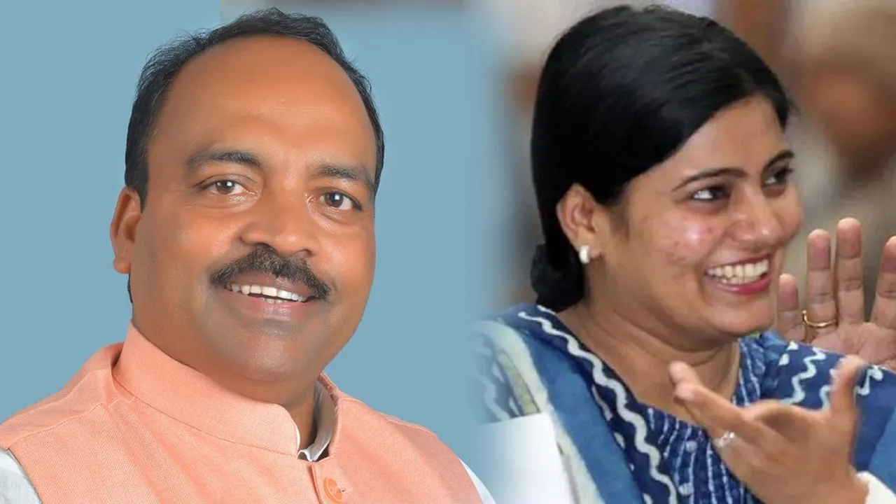 अनुप्रिया पटेल और रमेश बिंद ने किया नामांकन, दोनों ओर से जमकर हुई नारेबाजी 