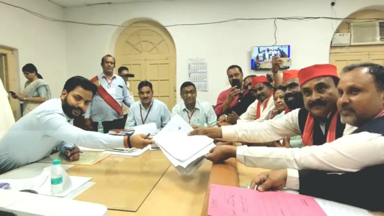प्रयागराज: सपा-बसपा आमने-सामने, फूलपुर के दोनों प्रत्याशियों ने किया नामांकन