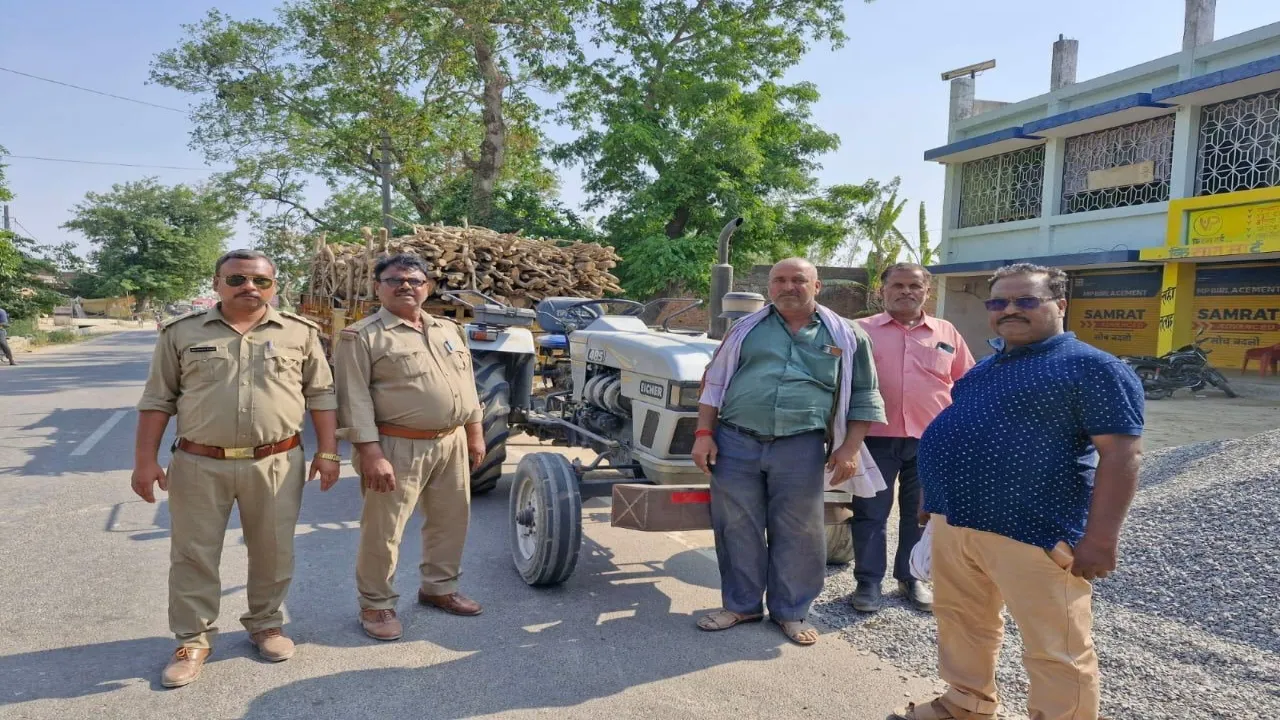 गोंडा: प्रवर्तन दल की छापेमारी में अवैध रूप से संचालित ‌मिली 2 आरा मशीनें सीज, सागौन की लकड़ी बरामद 