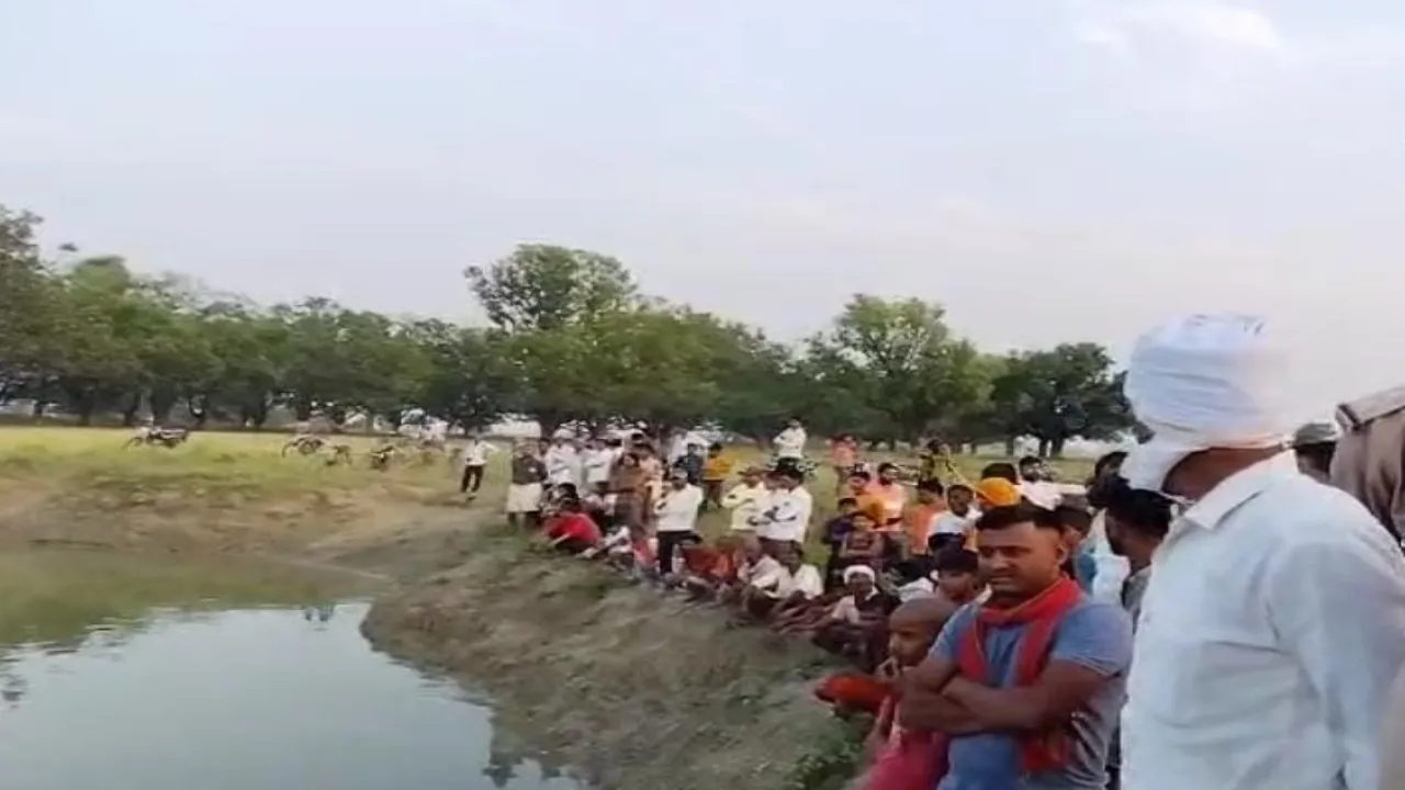 ॐ नमः शिवाय कहते हुए हाथ जोड़कर तालाब में कूद गया युवक, शव बरामद 