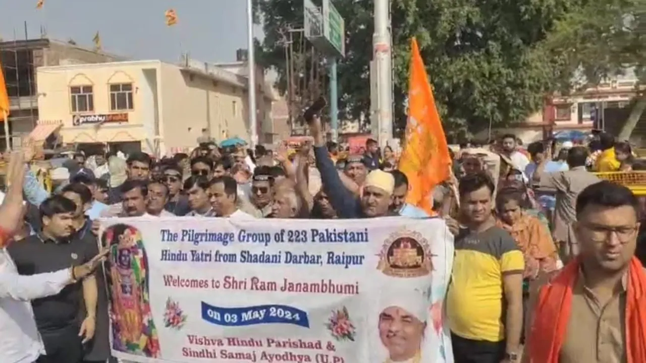 आस्था ने लांघी सरहद,पाकिस्तान से अयोध्या आए राम भक्त-रामलला का लिया आशीर्वाद    