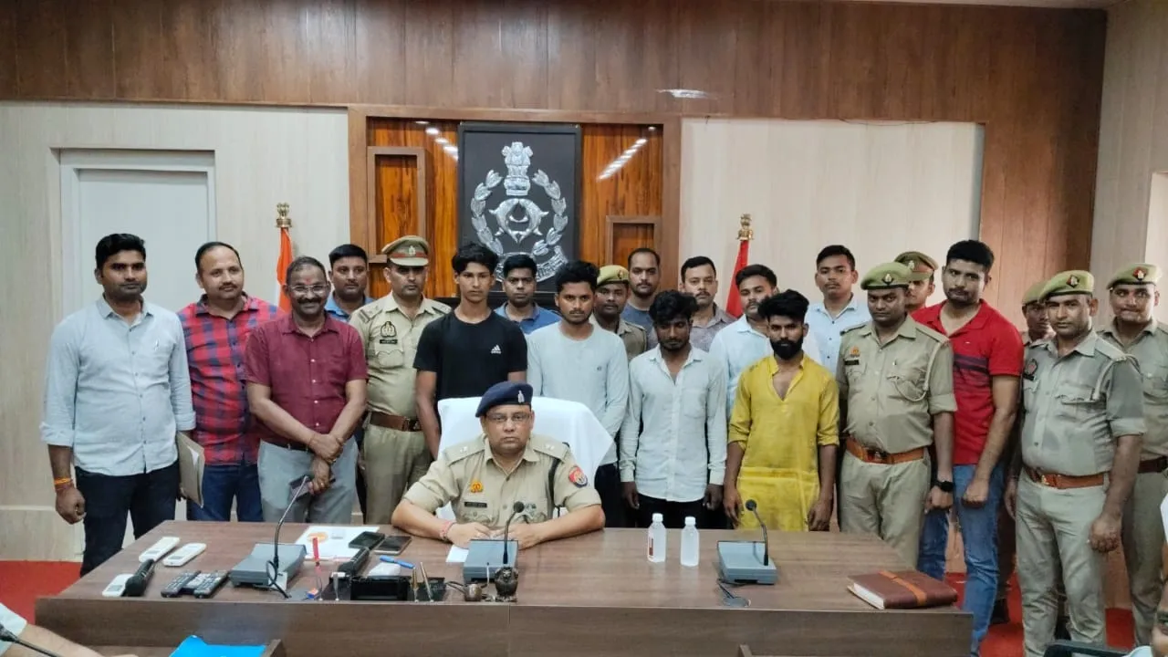 डकैती और हत्या का अयोध्या पुलिस ने किया खुलासा, पांच गिरफ्तार