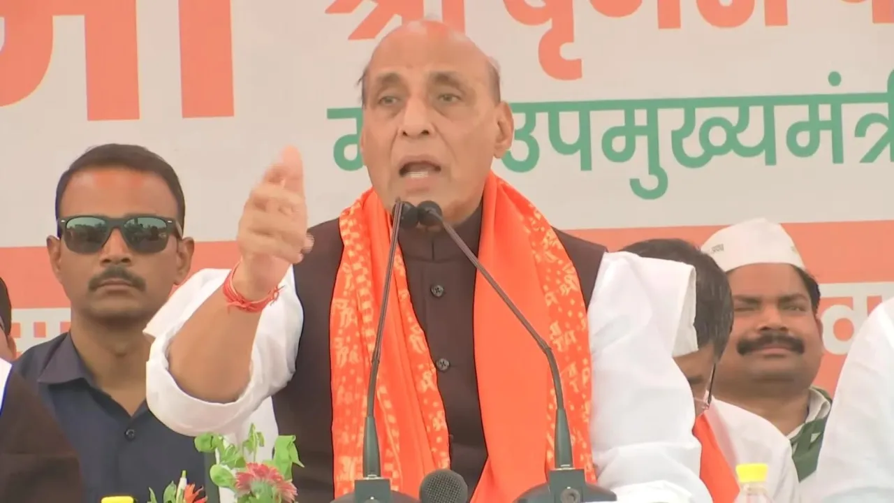 लखनऊ में बोले राजनाथ सिंह, यहां के काम का श्रेय अपने कार्यकर्ताओं को देता हूं, गिनाईं सरकार की उपलब्धियां    