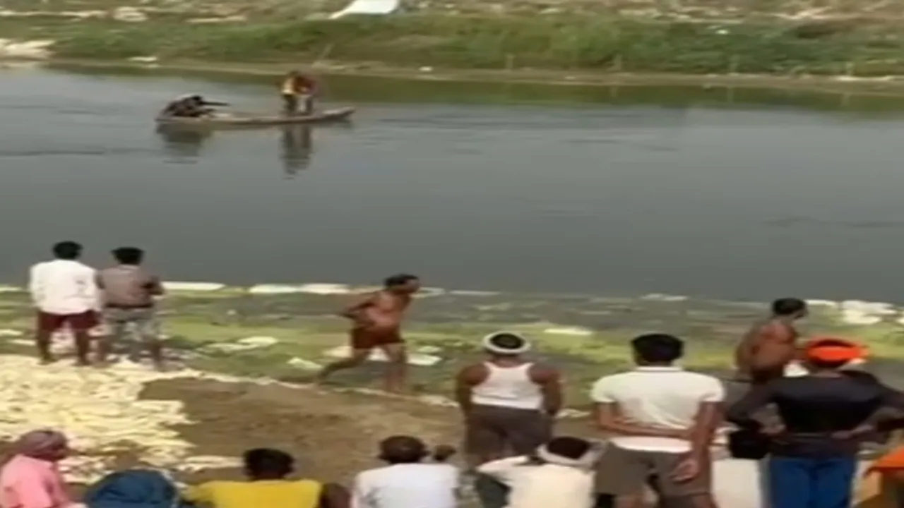 हरदोई में हादसा: मछली पकड़ रहे 4 सगे भाई गर्रा नदी में डूबे, एक की मौत